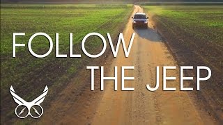 DJI Phantom Drone – Follow the Jeep… [upl. by Ingeborg158]