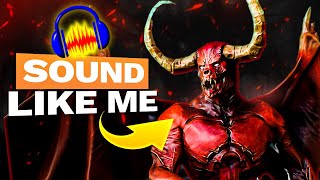 How To Sound Like A DEMON  Halloween Audio  Easy Tutorial For Beginners [upl. by Enywad408]