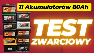 Test Akumulatorów 80Ah Prądem Zwarciowym S6E004 [upl. by Rawdan]