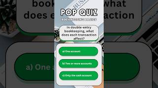 Pop Quiz  Bookkeeping Basics [upl. by Aidualk727]