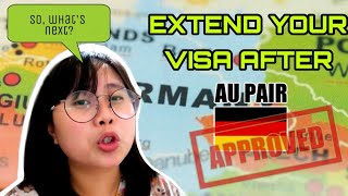 HOW TO EXTEND YOUR VISA AFTER AU PAIR IN GERMANY [upl. by Atsirc270]