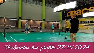 Badminton low profile 27112024 [upl. by Assanav774]