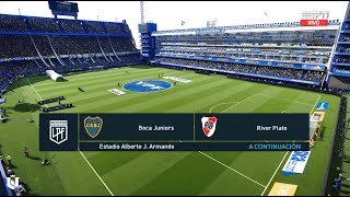 Boca Juniors vs River Plate ● Torneo Betano 2024 ● PES 2021 [upl. by Ehttam959]