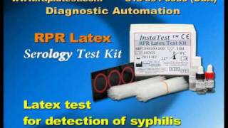 RPR Rapid Plasma Reagin Serology kit [upl. by Ponton]