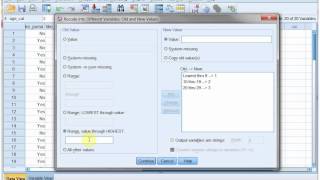 SPSS Grouped frequency table [upl. by Notelrahc143]