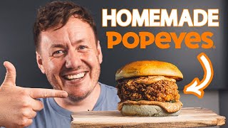 DIY Popeyes Spicy Chicken Sandwich  Copycat Recipe [upl. by Gayel]