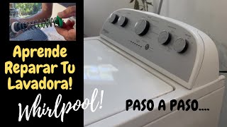 Como Reparar Lavadora Whirlpool Que Golpea Al Girar Y Exprimir En Ciclo Rinse [upl. by Loren240]