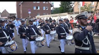 Klompenfest 2024 in GrevenbroichElsen Die Fahnenparade [upl. by Cleodel]