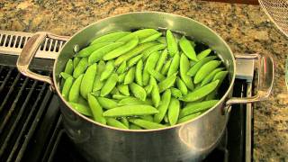 Cooking Sugar Snap Peas  How to [upl. by Onitsuj]