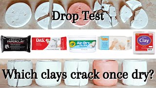 BEST and WORST AIR DRY CLAYS  Testing 5 Clays Amaco Creative Paperclay Crayola Das amp Jovi [upl. by Norse]