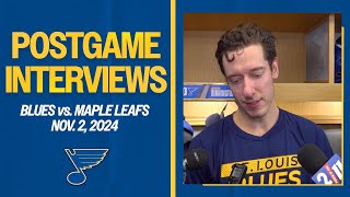 Nov 2 Postgame Interviews [upl. by Schluter151]