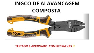 INGCO HCCP58200 ALICATE MUITO BOM MAS… [upl. by Annoif374]