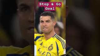 Ronaldo stop amp go penalty shot ronaldo cr7shorts stopampgopenaltyshot [upl. by Tolecnal]