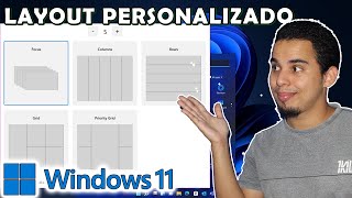 Personalizar layout de janelas abertas no Windows 11 [upl. by Kinnon876]