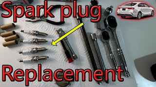 2023 Kia Forte GT step by step spark plug replacement [upl. by Shulem]