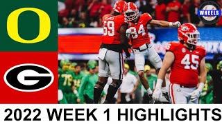 3 Georgia vs 11 Oregon Highlights  College Football Week 1  2022 College Football Highlights [upl. by Elisa491]