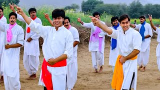 Bhangda Paale  Video Song  Karan Arjun  Shahrukh amp Salman  Mohd Aziz Sadhana Sargam amp Sudesh [upl. by Ahsela]