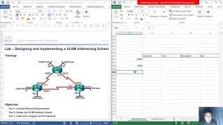 8215  9214 Lab  Designing and Implementing a VLSM Addressing Scheme [upl. by Jarad]