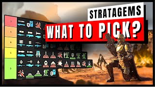 Ultimate Helldivers 2 Stratagems Tier List amp Guide Outdated [upl. by Airdnat130]