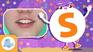 Phonics for Kids 🗣 The s Sound 🌞 Phonics in English 🛴 [upl. by Brabazon]