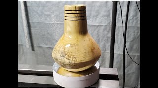 Wood Turning a Vase [upl. by Ause]