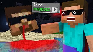 Testing Scary Minecraft SEEDS That are actually REAL [upl. by Kingdon]