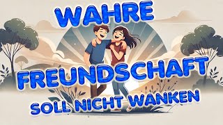 Wahre Freundschaft  Volkslied mit Text zum Mitsingen [upl. by Kitti]