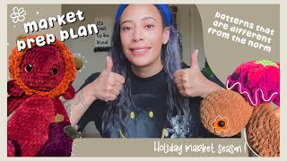 CROCHET MARKET PREP PLAN  🩵 HOLIDAY MARKET SEASON 🎄 [upl. by Stesha]