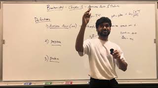 MCAT Biochemistry Chapter 1 Amino Acids Peptides and Proteins Part 1 [upl. by Gareth621]