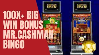 Mr Cashman Bingo 100X Big Win on a low bet Aristocrat Slot Machine [upl. by Kandace84]