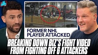 Breaking Down Footage From NHL Vet amp Podcaster Paul Bissonnettes Fight vs 6 Scumbags  Pat McAfee [upl. by Pedersen683]