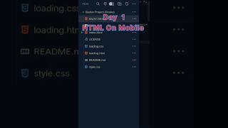 html on mobile html css tutorial for beginners html css full course html css html css coding [upl. by Leakim]