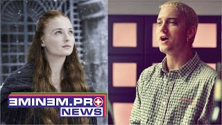 Game of Thrones Actress Sophie Turner Pays Respect To Eminem [upl. by Dion]