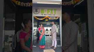 Bfit gym opening ceremony 💐💐💐❤️marathistatus successstory happymoments [upl. by Lekcim]