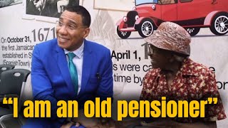 94YearOld Jamaican Woman SHOCKS Prime Minister Andrew Holness [upl. by Neehsar767]