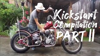 HarleyDavidson Kick Start compilation in High Quality PART 2 [upl. by Nnalorac]