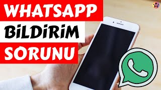 WhatsApp Bildirimleri Gelmiyor iPhone  5 YÖNTEM WhatsApp Bildirim Gelmeme Sorunu Çözümü [upl. by Nedak]