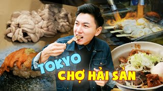 🇯🇵Chợ hải sản ở Tokyo xếp hàng quá mệt nhưng nhiều món ngon Du lịch ẩm thực Nhật Bản 8 [upl. by Kina]