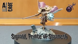 A WARPDUST HOBBIES CHARACTER SHOW CASE Sigvald Prince of Slaanesh [upl. by Nnateragram]