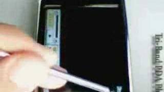 CECT P168 quotiFonequot TriBand PDA Phone Demo [upl. by Yaral]