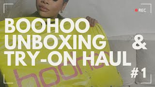 Boohoo unboxing amp Tryon Haul  1 [upl. by Rhynd]