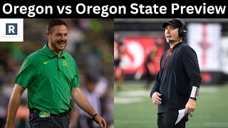 Oregon vs Oregon State Game Preview  College Football Game Prediction [upl. by Aleil]