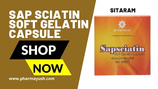 Sap Sciatin Soft Gelatin Capsule  improve digestion power Relieves bloating diarrhea [upl. by Ahsikar692]