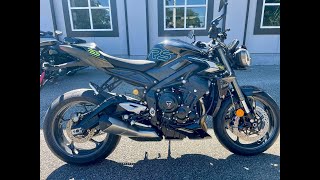 2025 Triumph Street Triple 765 RS Phantom Black [upl. by Gnut113]