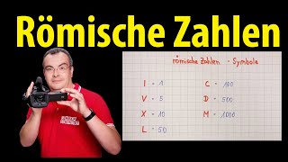 Römische Zahlen  ganz einfach erklärt  Lehrerschmidt [upl. by Dlonyer359]