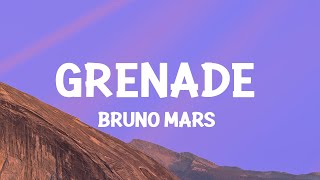 Bruno Mars  Grenade Lyrics [upl. by Dinsmore]