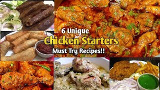 Chicken Starter Best Recipes By Lifeline Kitchen  Six varities viralvideo chickenrecipe starter [upl. by Krusche]