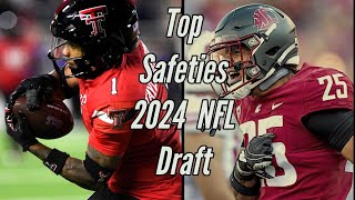 Top Safeties In The 2024 NFL Draft  With Highlights [upl. by Horan141]