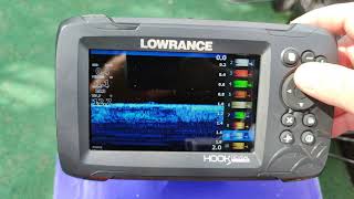 Lowrance Hook 5 Reveal bemutató [upl. by Datha808]