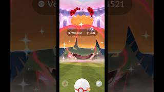 Getting Lucky With✨️Shiny Gigantamax Venusaur in pokemongo [upl. by Westfahl719]